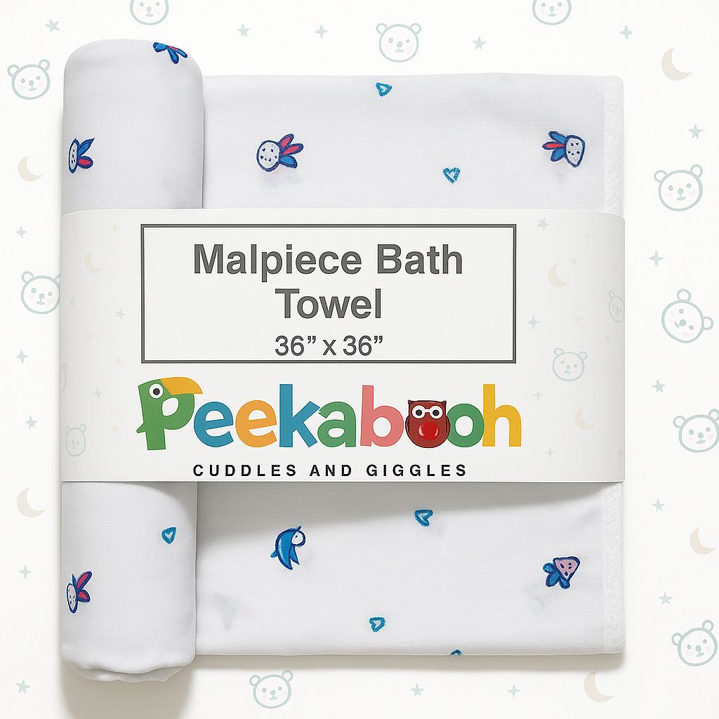 Malpiece Baby Towel Single Ply Printed