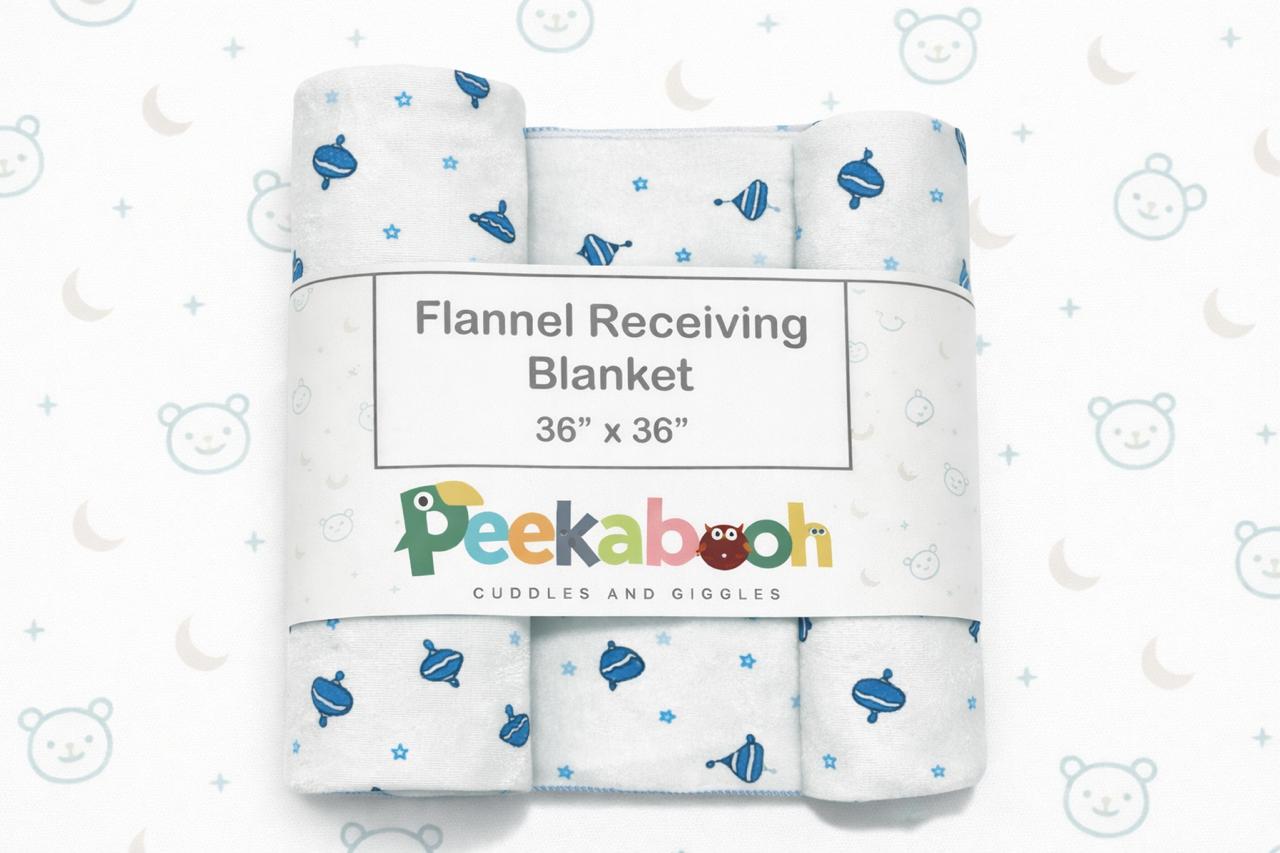 Flannel receiving Blanket (36*36 size)