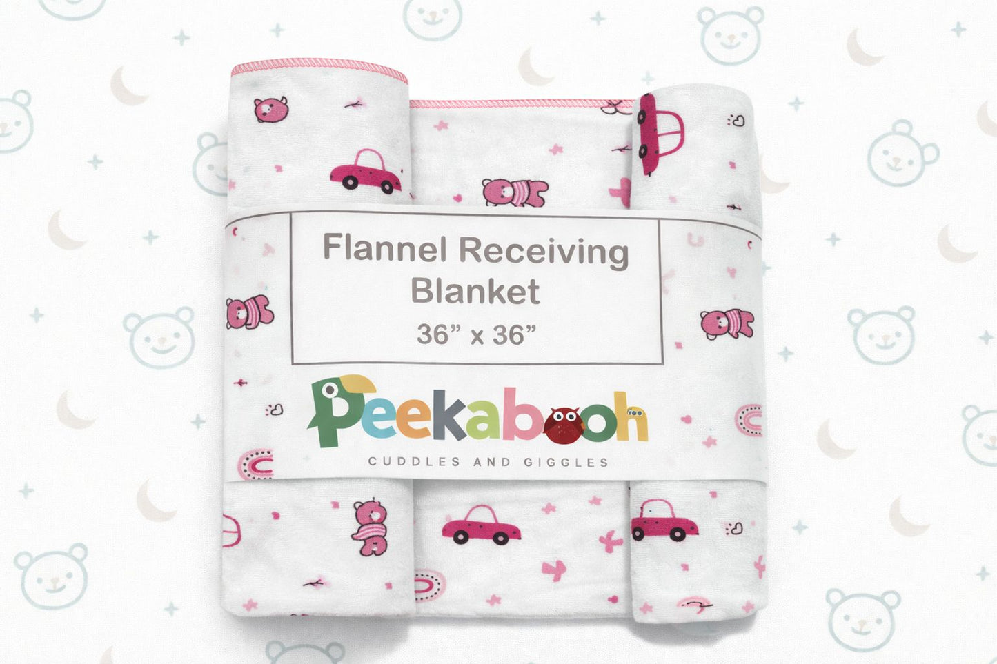 Flannel receiving Blanket (36*36 size)